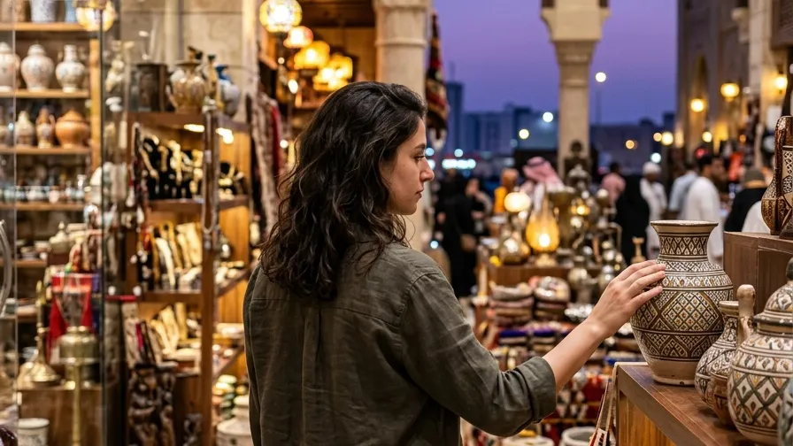 Souk stall