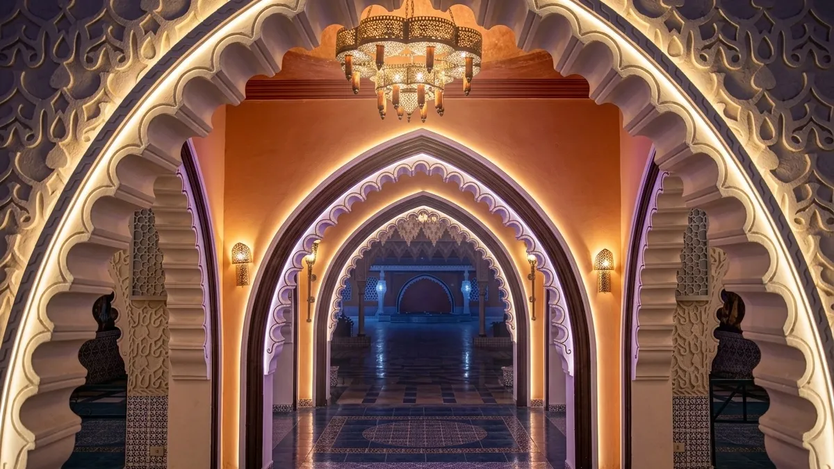 Ornate entrance hall